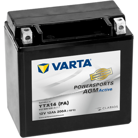 BATTERIE VARTA YTX14-4 12AH 200A (EN)