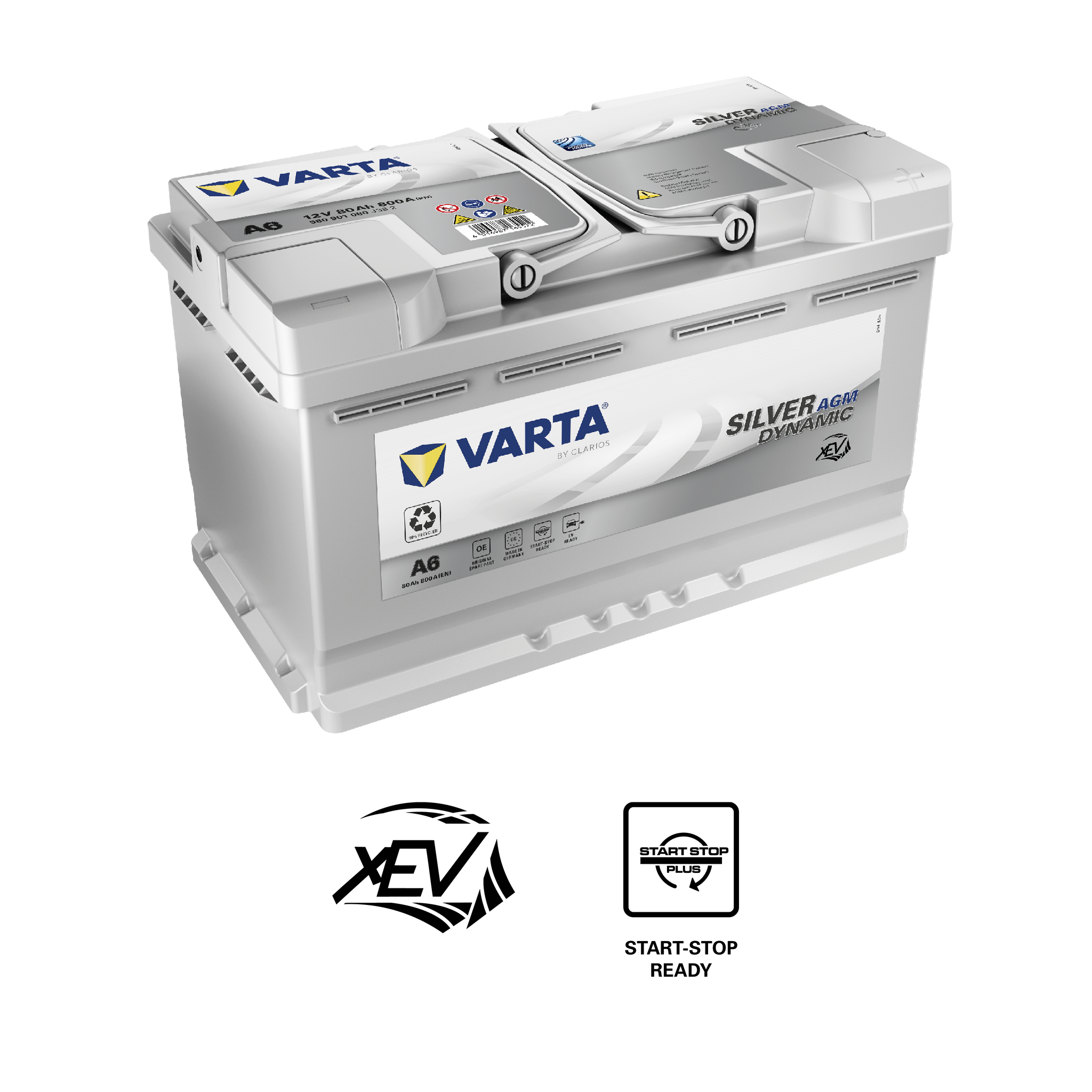 Batterie Varta E44 77Ah Varta De 70Ah à 80Ah